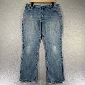 Vintage Levis 550 Relaxed Bootcut Jeans Women 16 Blue Medium Wash Classic Trendy